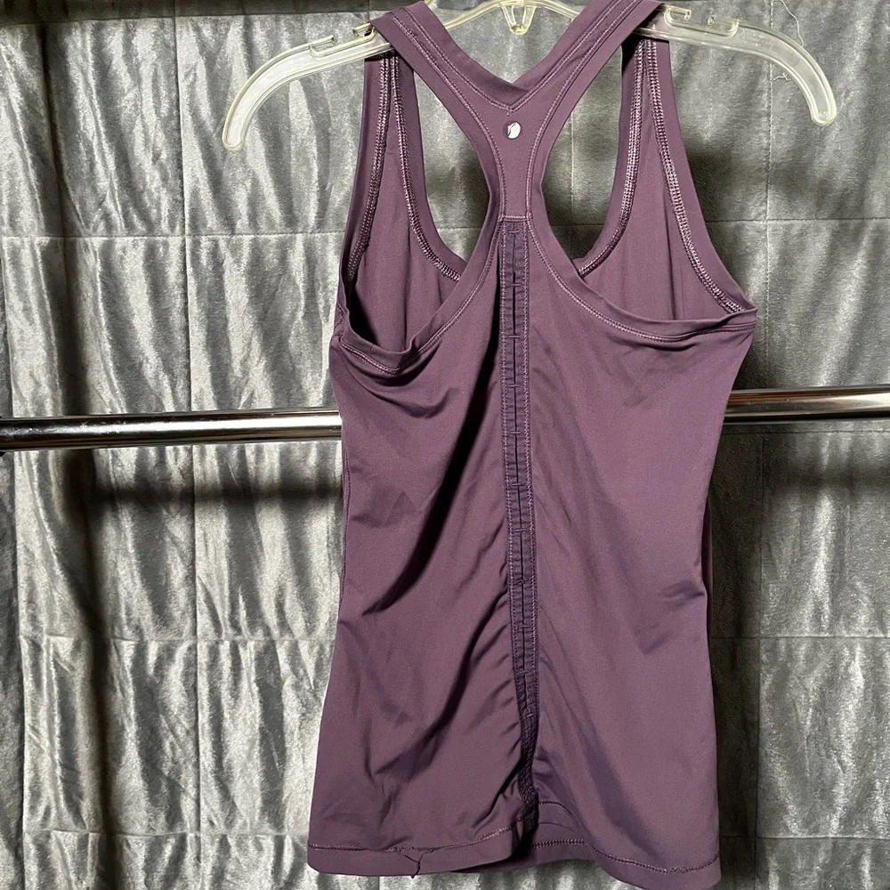 Purple Racerback Tank Top - Picture 2 of 3